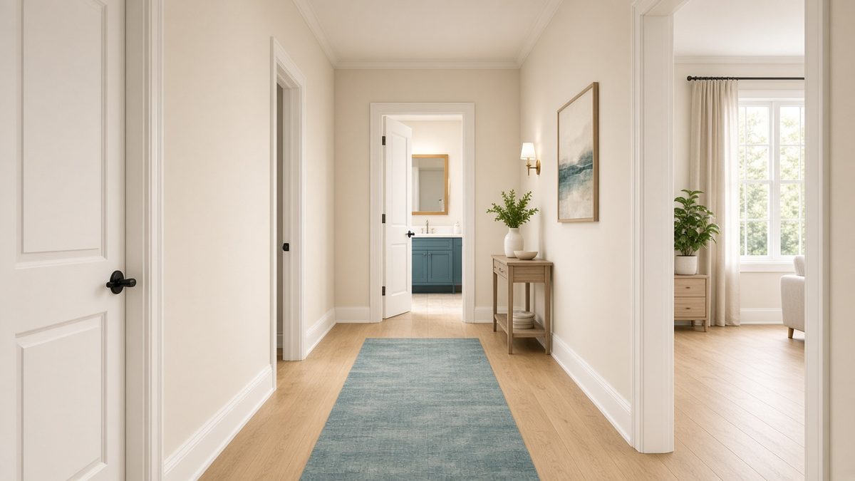 Bright residential living room interior representing the homes mold inspectors evaluate